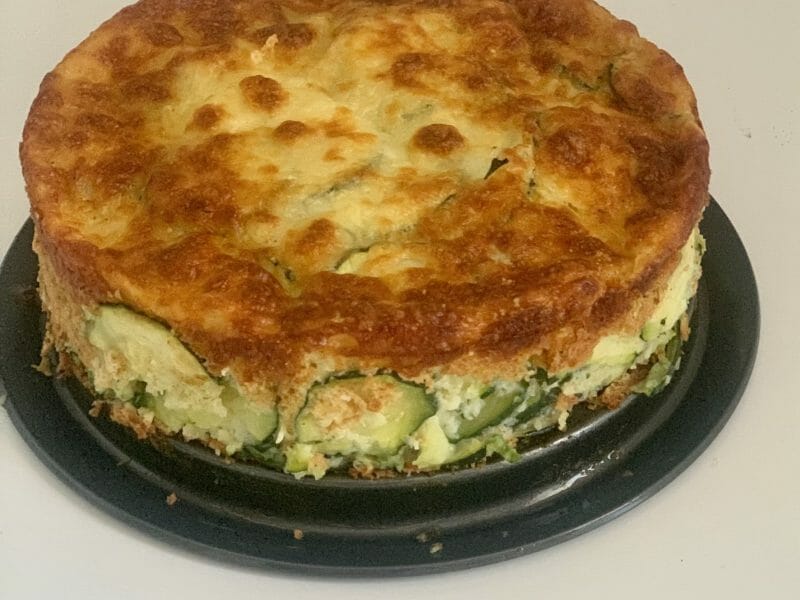 Cliquez pour zoomer ! Gâteau invisible aux courgettes Thermomix par sabsga