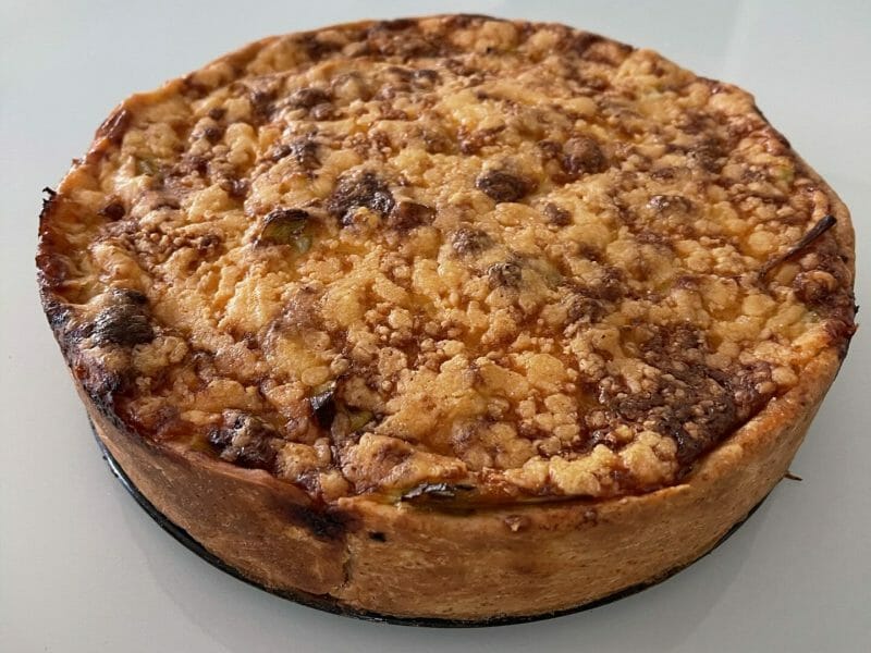 Cliquez pour zoomer ! Gâteau poireaux, lardons et fromage Thermomix par helge30