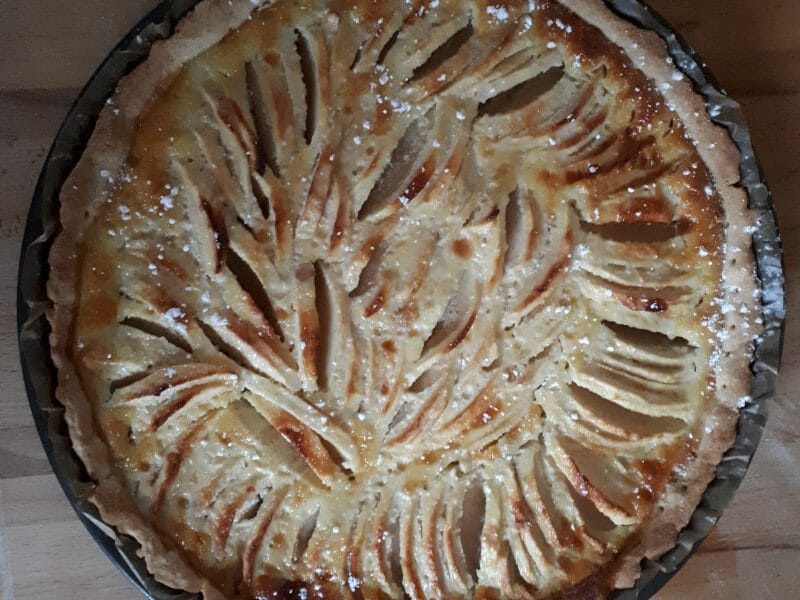 Cliquez pour zoomer ! Tarte normande aux pommes Thermomix par ninie58