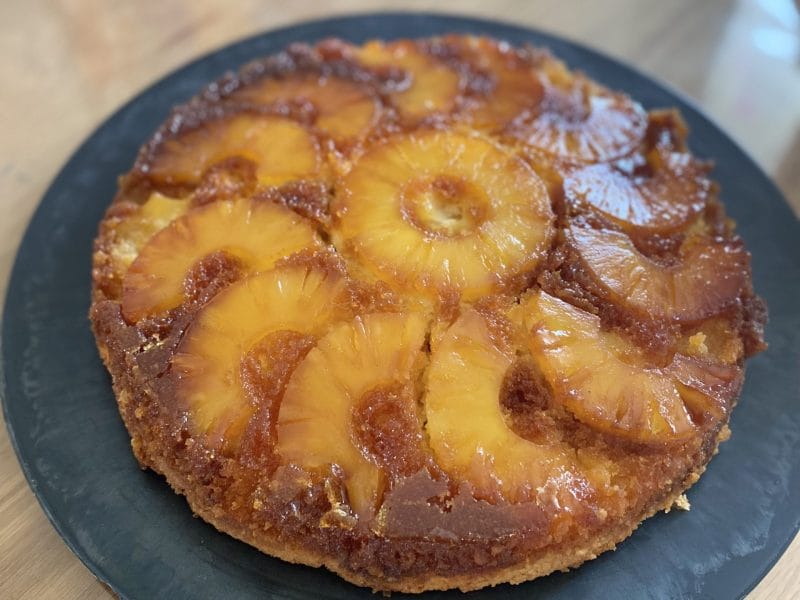 Cliquez pour zoomer ! Gâteau renversé à l’ananas Thermomix par Zinezina