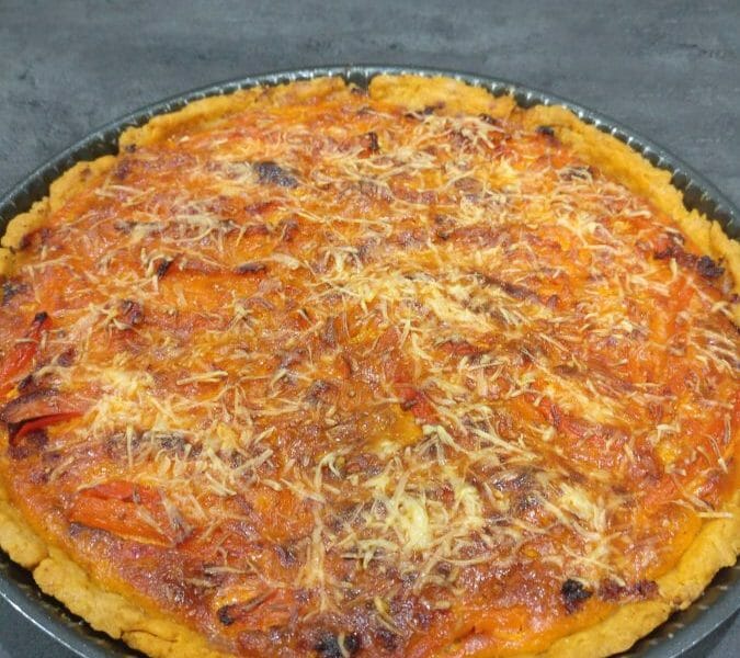 Cliquez pour zoomer ! Quiche poivrons et chorizo Thermomix par JoJo1604