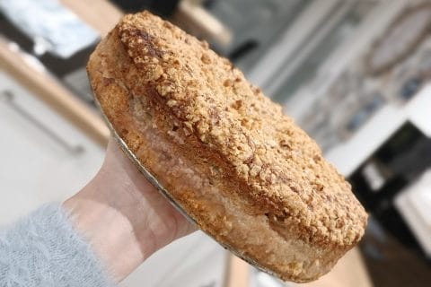 Cliquez pour zoomer ! Tarte aux pommes façon crumble Thermomix par morgane_132