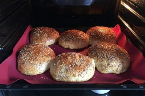 Cliquez pour zoomer ! Pains hamburger au Thermomix