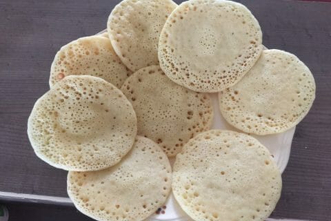 Cliquez pour zoomer ! Baghrir (crêpes mille trous) au Thermomix