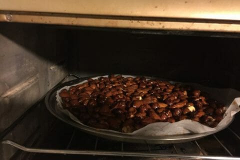 Cliquez pour zoomer ! Amandes grillées à la cannelle et au miel au Thermomix