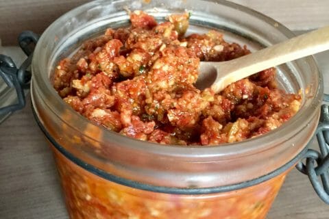 Cliquez pour zoomer ! Tartinade de tomates séchées au Thermomix