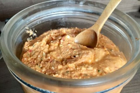 Cliquez pour zoomer ! Crème de poivrons à la feta au Thermomix
