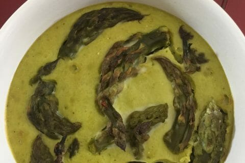 Cliquez pour zoomer ! Flan aux asperges et parmesan au Thermomix