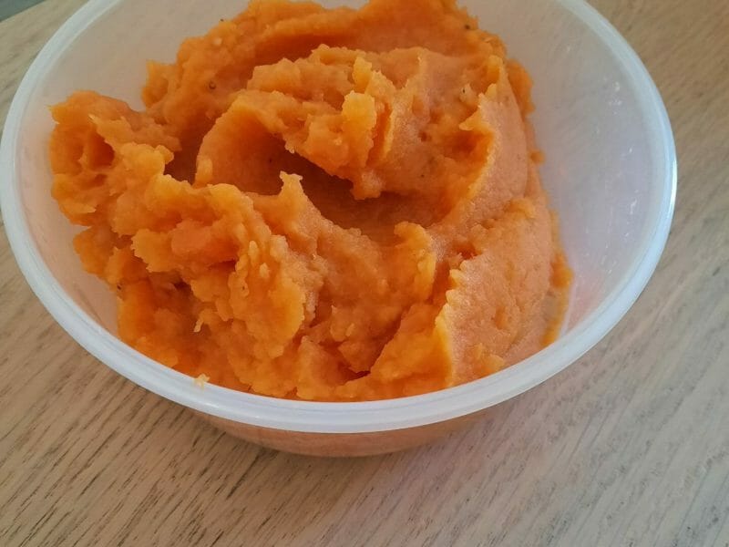 Cliquez pour zoomer ! Purée courges et carottes Thermomix par gallou33380