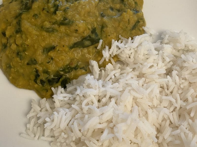 Cliquez pour zoomer ! Dhal d’épinards et de lentilles corail Thermomix par m0x57