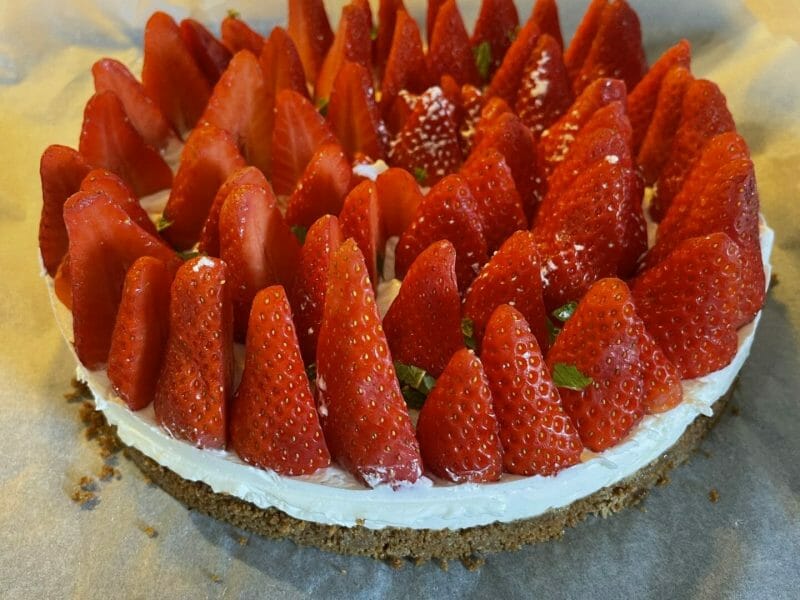 Cliquez pour zoomer ! Tarte aux fraises sans cuisson Thermomix par ca_8