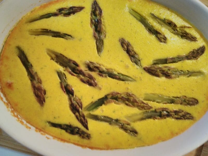 Cliquez pour zoomer ! Flan aux asperges et parmesan Thermomix par marie-eric