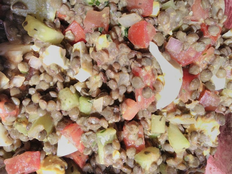 Cliquez pour zoomer ! Salade de lentilles Thermomix par marie-eric