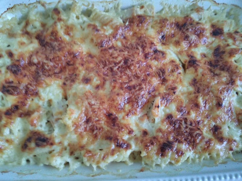 Cliquez pour zoomer ! Gratin de fusilli au jambon Thermomix par marie-eric
