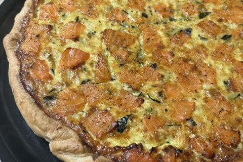 Cliquez pour zoomer ! Quiche saumon et courgettes Thermomix par cassandra_23