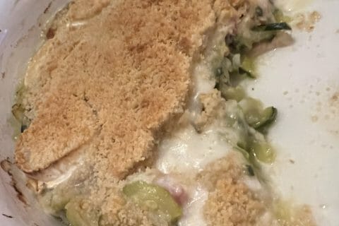 Cliquez pour zoomer ! Crumble courgettes, chèvre et lardons Thermomix par cassandra_23