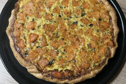 Cliquez pour zoomer ! Quiche saumon et courgettes Thermomix par cassandra_23