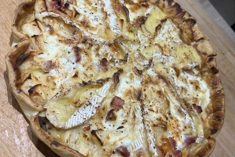Cliquez pour zoomer ! Tarte au camembert, pommes et lardons Thermomix par cassandra_23