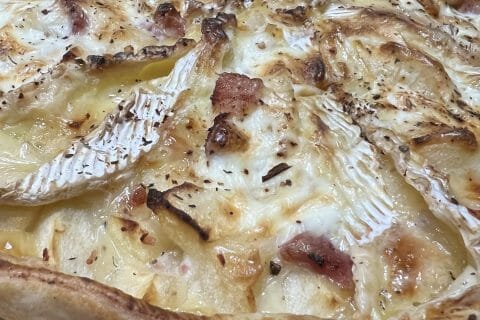 Cliquez pour zoomer ! Tarte au camembert, pommes et lardons Thermomix par cassandra_23