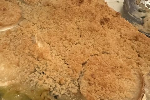 Cliquez pour zoomer ! Crumble courgettes, chèvre et lardons Thermomix par cassandra_23