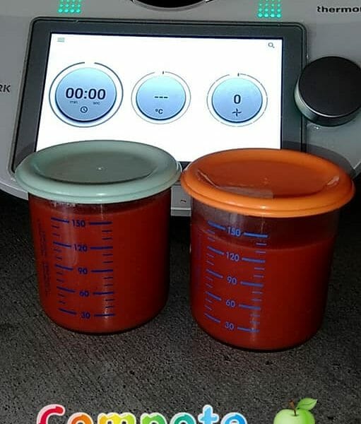 Cliquez pour zoomer ! Compote pommes fraises Thermomix par Manou