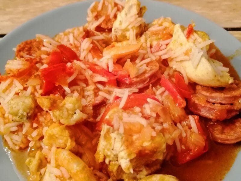 Cliquez pour zoomer ! Jambalaya Thermomix par fafa2608