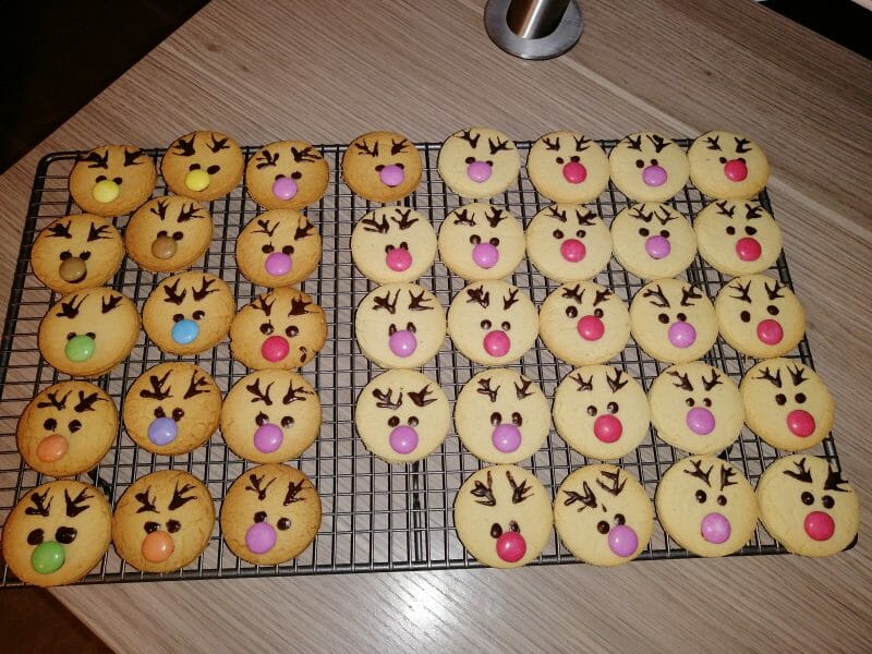 Cliquez pour zoomer ! Sablés rennes de Noël Thermomix par fafa2608