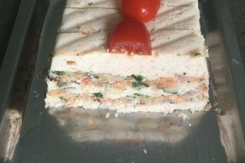 Cliquez pour zoomer ! Terrine de saumon frais et fumé Thermomix par Titine45
