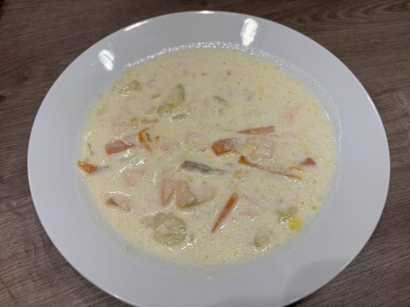 Soupe de saumon à la finlandaise Thermomix par saimas