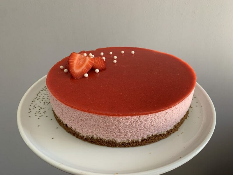 Cliquez pour zoomer ! Bavarois aux fraises Thermomix par saimas