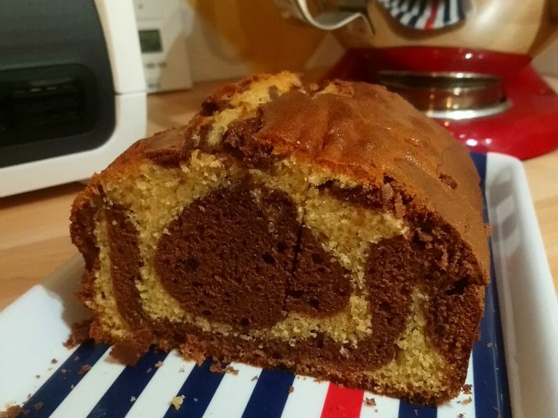 Cliquez pour zoomer ! Marbré au chocolat Thermomix par sandrapatiss