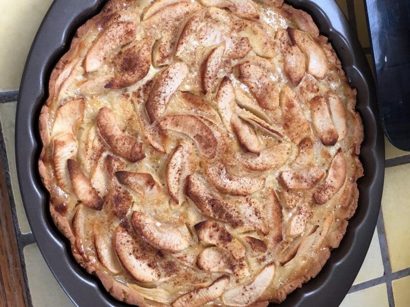Cliquez pour zoomer ! Tarte aux pommes alsacienne Thermomix par criscris8383