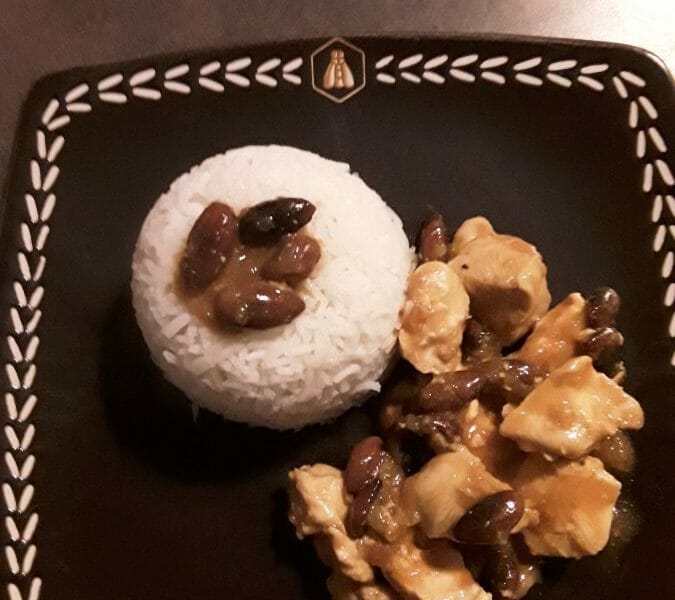 Cliquez pour zoomer ! Poulet aux amandes Thermomix par amel 62