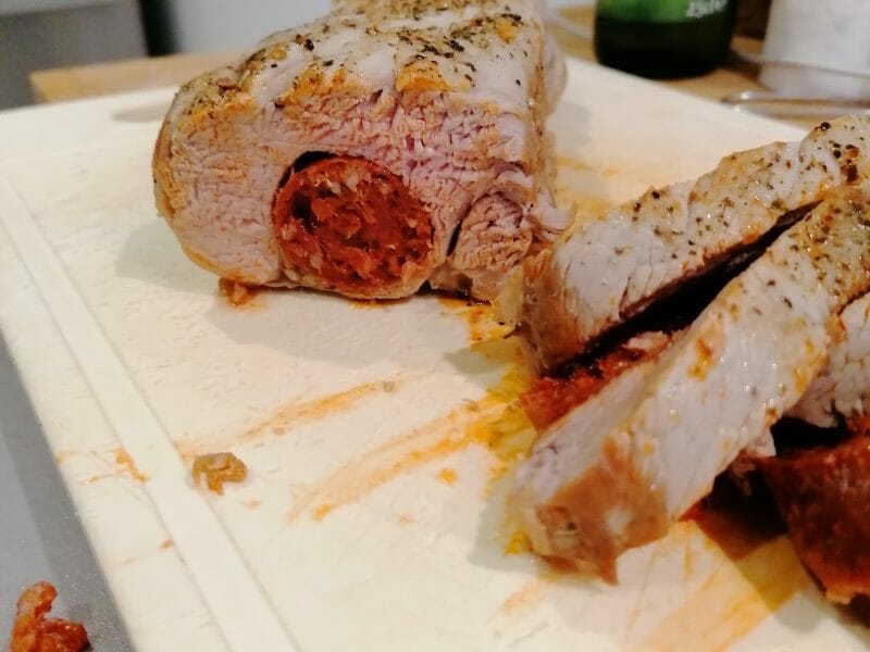 Cliquez pour zoomer ! Filet mignon au chorizo Thermomix par Perrine