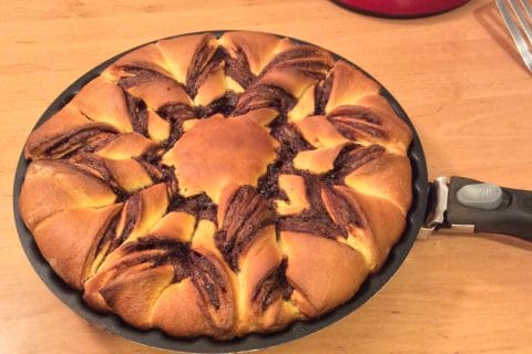 Cliquez pour zoomer ! Brioche étoilée au Nutella Thermomix par lilauro