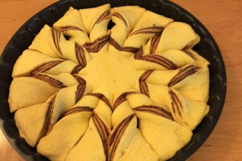 Cliquez pour zoomer ! Brioche étoilée au Nutella Thermomix par lilauro