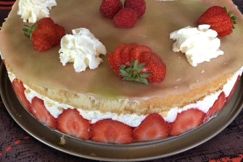 Cliquez pour zoomer ! Fraisier Thermomix par lilauro