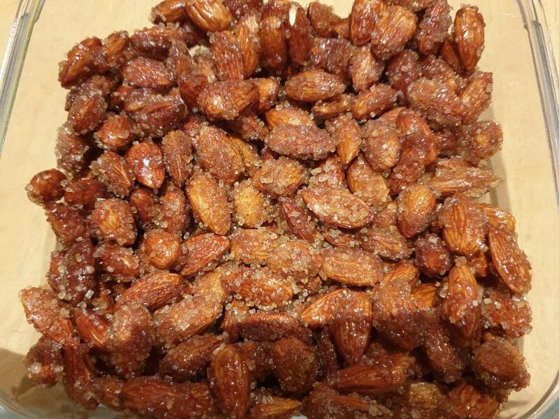 Cliquez pour zoomer ! Amandes grillées à la cannelle et au miel Thermomix par sandrine_271