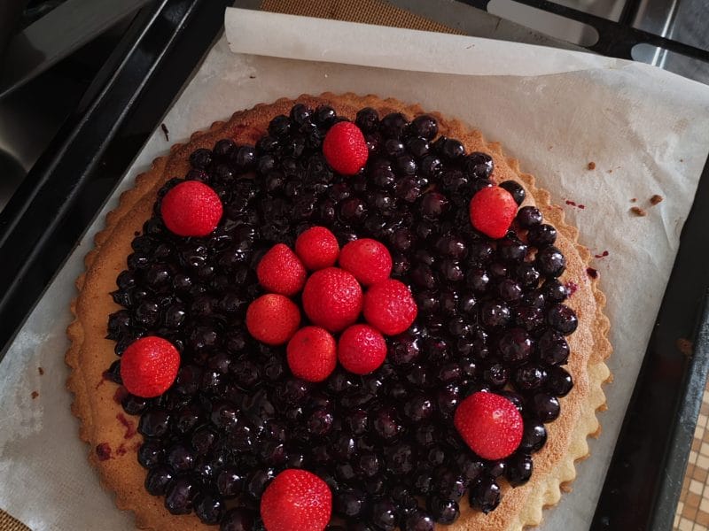 Cliquez pour zoomer ! Tarte aux myrtilles Thermomix par ragnar