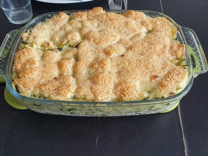 Cliquez pour zoomer ! Crumble poulet, courgettes et parmesan Thermomix par jennifer_120