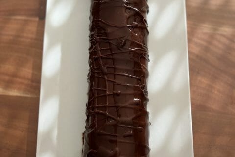 Cliquez pour zoomer ! Bûche mousse au chocolat Thermomix par alix13