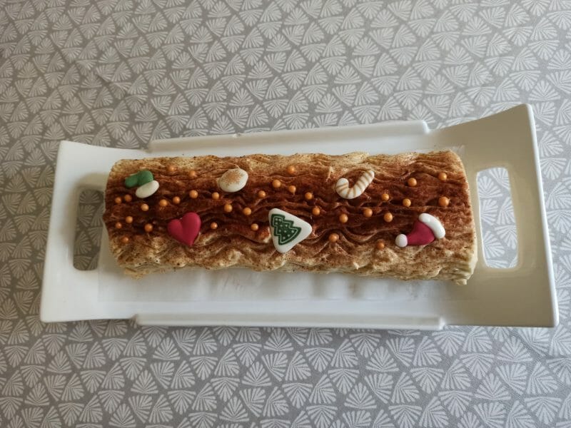 Cliquez pour zoomer ! Bûche Tiramisu Thermomix par missjuly30230