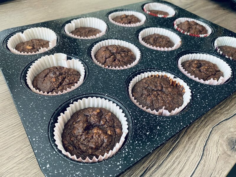 Cliquez pour zoomer ! Browfins choco banane et pécan Thermomix par Elsie3430