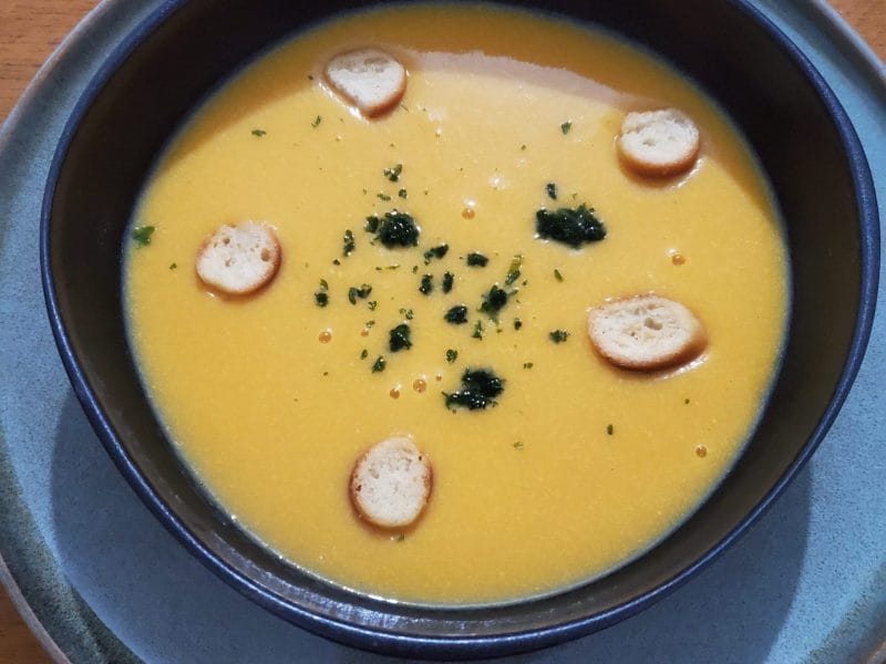 Cliquez pour zoomer ! Velouté de mais et patate douce Thermomix par maga9