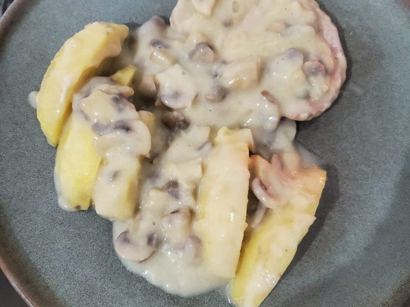 Cliquez pour zoomer ! Côtes de porc et sa sauce moutardée Thermomix par maga9