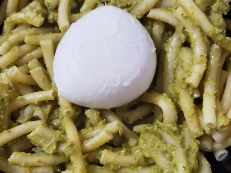 Cliquez pour zoomer ! Pâtes au pesto de haricots verts Thermomix par maga9