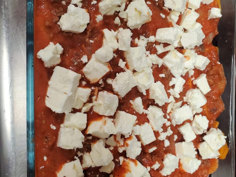 Cliquez pour zoomer ! Casserole de patates douces à la viande hachée et fêta Thermomix par maga9