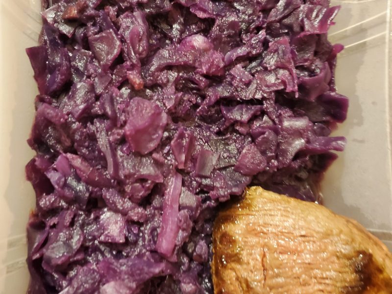 Cliquez pour zoomer ! Chou rouge, lardons et pommes Thermomix par maga9