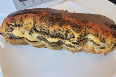 Cliquez pour zoomer ! Marbré au thé matcha Thermomix par maga9