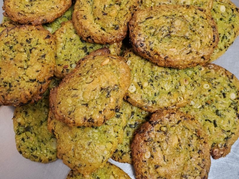 Cliquez pour zoomer ! Sablés apéritifs ail des ours et beaufort Thermomix par maga9